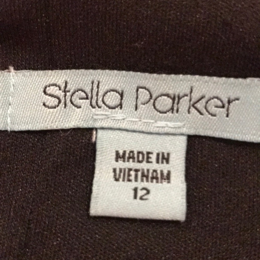 LN Stella Parker Floral Sleeveless Dress with full skirt Cut-Out Back SZ: 12 - Picture 7 of 7